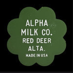 Canada, Alpha Milk Co., 2 litres, 2% milk <br /> 1958
