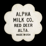 Canada, Alpha Milk Co., 1 litre, skim milk <br /> 1958