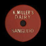 Canada, K. Miller's Dairy, 1 quart, milk <br />