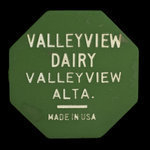 Canada, Valleyview Dairy, 1 quart, milk <br /> 1971
