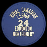 Canada, Royal Canadian Legion (R.C.L.) No. 24, no denomination <br />