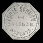 Canada, Louis Schorn, 1 loaf, 5 cents, bread <br /> 1913