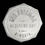 Canada, Geo. Freeman, 1 loaf, bread <br /> 1911