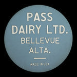Canada, Pass Dairy Ltd., 1 quart, 2% homo milk <br />