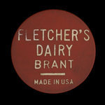 Canada, Fletcher's Dairy, 1 quart, milk <br /> 1964