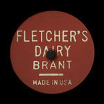 Canada, Fletcher's Dairy, 1 quart, milk <br /> 1964