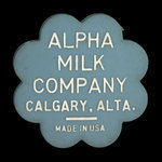 Canada, Alpha Milk Co., 1/2 gallon, homo milk <br />