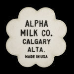 Canada, Alpha Milk Co., 1 litre, skim milk <br />