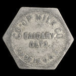 Canada, Co-op Milk Co., 1 pint, superior milk <br /> February 1953