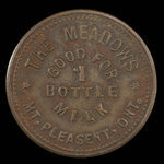 Canada, The Meadows, 1 bottle, milk <br /> 1895