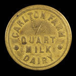 Canada, Carlton Farm Dairy, 1/2 quart, milk <br /> 1895