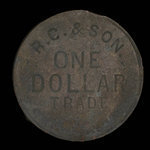 Canada, R.C. & Son, 1 dollar <br /> 1914