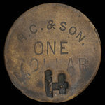 Canada, R.C. & Son, 1 dollar <br /> 1914