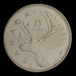 Canada, Elizabeth II, 25 cents <br /> 1981