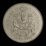 Canada, Elizabeth II, 50 cents <br /> 1981