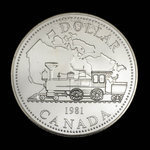Canada, Elizabeth II, 1 dollar <br /> 1981