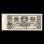 Canada, Commercial Bank of New Brunswick, 2 pounds <br /> 1868