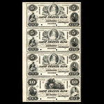 Canada, Saint Francis Bank, 5 dollars <br /> 1856