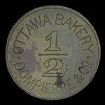 Canada, Ottawa Bakery, 1/2 loaf, bread <br /> 1909