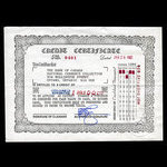 Credit certificate