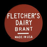 Canada, Fletcher's Dairy, 1 quart, milk <br /> 1964