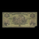 Canada, Imperial Bank of Canada, 5 dollars <br /> August 2, 1890