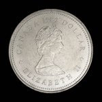 Canada, Elizabeth II, 1 dollar : 1982