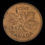Canada, George VI, 1 cent : 1948