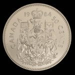 Canada, Elizabeth II, 50 cents <br /> 1984