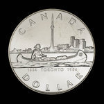 Canada, Elizabeth II, 1 dollar <br /> 1984