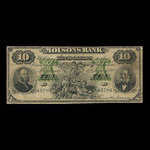 Canada, Molsons Bank, 10 dollars <br /> June 1, 1880