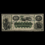Canada, Province of Canada, 10 dollars <br /> October 1, 1866