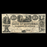 Canada, Bank of Montreal, 10 dollars <br /> August 2, 1842