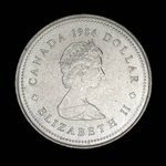 Canada, Elizabeth II, 1 dollar <br /> 1984