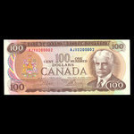 Canada, Bank of Canada, 100 dollars <br /> 1975