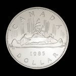 Canada, Elizabeth II, 1 dollar <br /> 1985