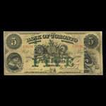 Canada, Bank of Toronto (The), 5 dollars <br /> July 1, 1890