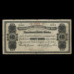 Canada, Newfoundland - Department of Public Works, 40 cents <br /> 1901