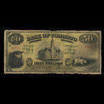 Canada, Bank of Toronto (The), 50 dollars <br /> February 2, 1914