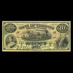 Canada, Bank of Toronto (The), 20 dollars <br /> February 1, 1923