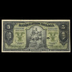 Canada, Banque d'Hochelaga, 5 dollars <br /> January 2, 1917