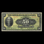Canada, Royal Bank of Canada, 50 dollars <br /> January 2, 1913
