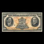 Canada, Royal Bank of Canada, 10 dollars <br /> January 3, 1927