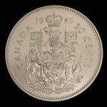 Canada, Elizabeth II, 50 cents <br /> 1986