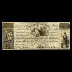 Canada, Watkins & Harris, 15 pence <br /> December 1, 1842
