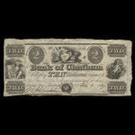 Canada, Colonial Bank of Chatham, 2 dollars <br /> February 3, 1837