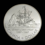 Canada, Elizabeth II, 1 dollar <br /> 1987