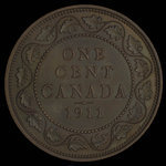 Canada, George V, 1 cent <br /> 1911