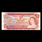 Canada, Bank of Canada, 2 dollars <br /> 1974