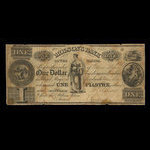 Canada, Molsons Bank, 1 dollar <br /> September 1, 1837